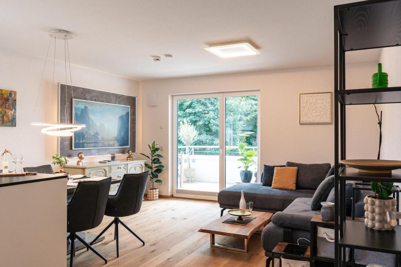 Alpdeluxe Smart Home - Balkon-Wanne-Tiefgarage-Bbq Kolbermoor Extérieur photo
